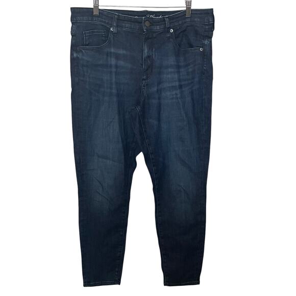 UNIVERSAL THREAD HIGH-RISE STRAIGHT LEG JEGGINGS, WOMENS, 16/33R, DENIM BLUE - Picture 1 of 11